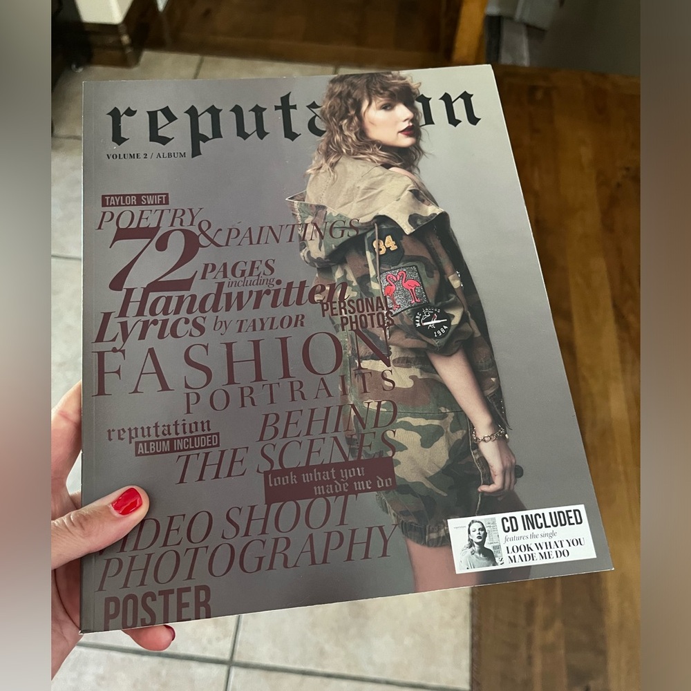 Taylor Swift Reputation Book Only Volume 2 New Al… - image 1